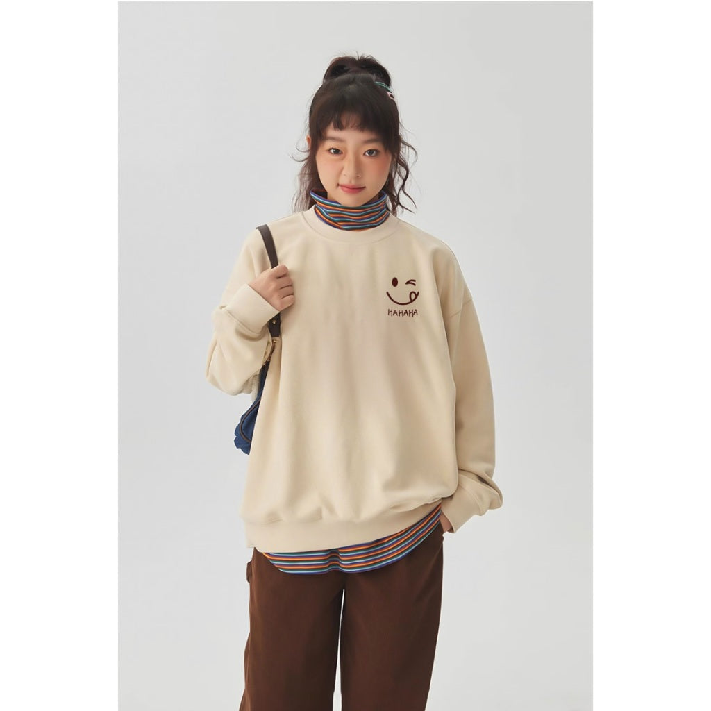 Áo len unisex thương hiệu địa phương STD755 Miucho chân cua in basic